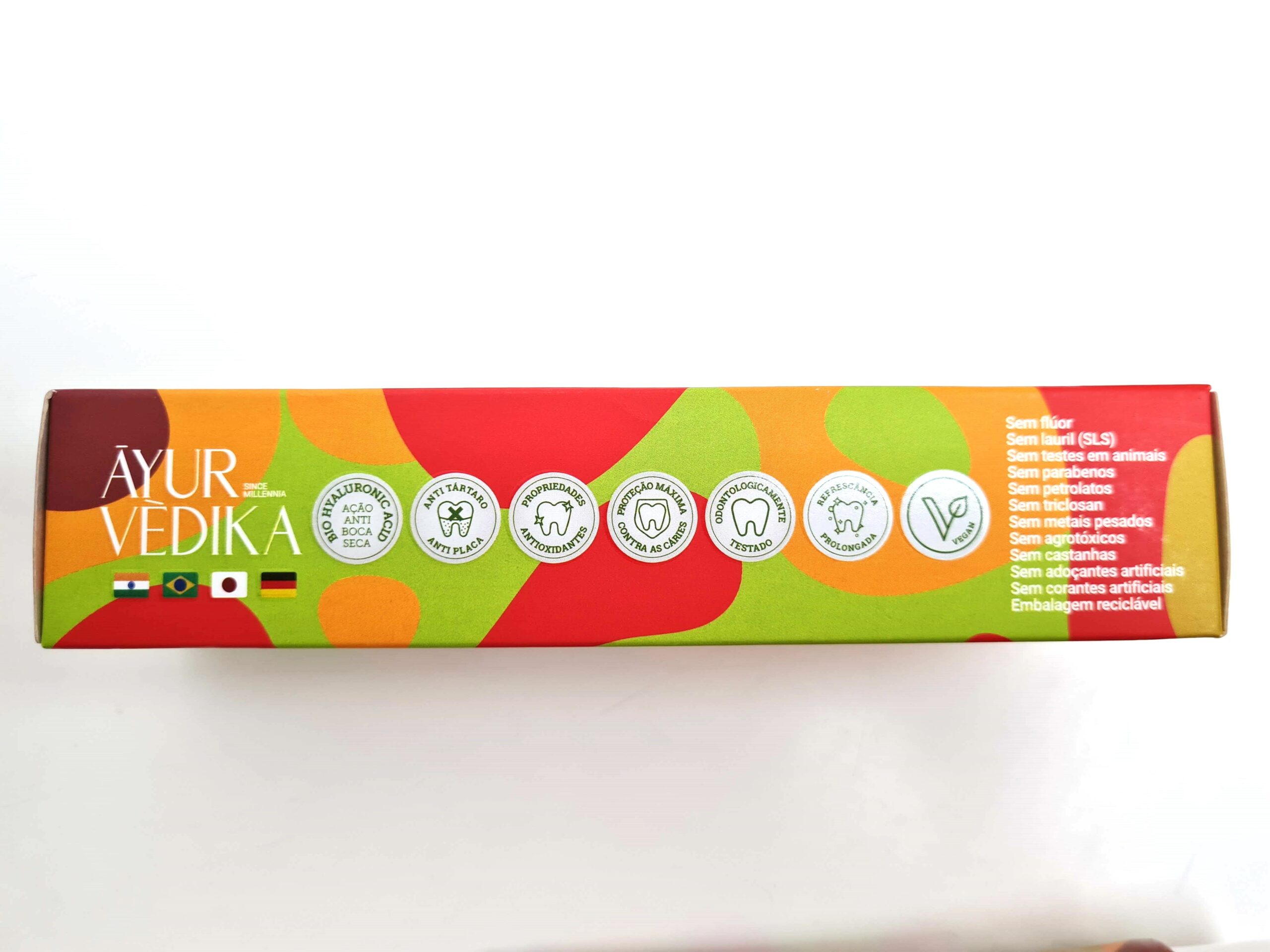 Creme Dental AYURVÈDIKA sabor Wild Mint sem flúor 100g