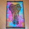 Painel de tecido Elefante Indiano colorido 110cm