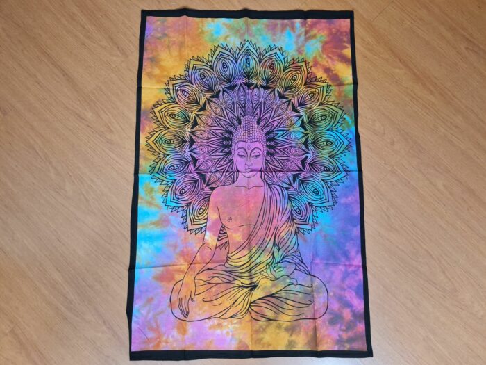 Painel de tecido Buda colorido 110cm