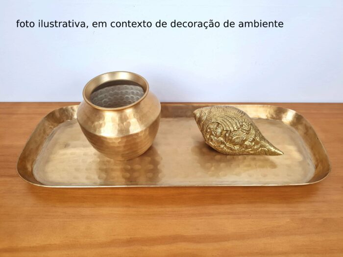 bandeja dourada indiana