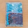 Caderno indiano artesanal estampa de Patchwork 18x13cm azul