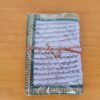 Caderno indiano artesanal estampa de OM 13x8cm lilás