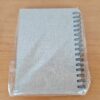 Caderno artesanal estampa vietnamita com apliques na capa 15x10