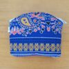 Bolsinha moedeira estampa de elefante azul com branco