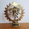 Estátua do Deus Shiva Nataraja em brass 16cm