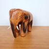 Elefante decorativo médio de madeira clássico 11cm