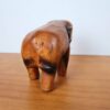 Elefante decorativo médio de madeira clássico 11cm