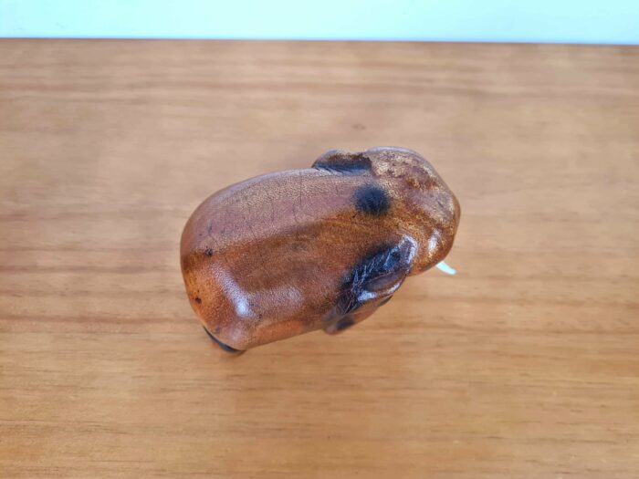 Elefante decorativo médio de madeira clássico 11cm