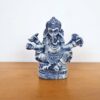 Estátua de Ganesha de pedra cor azul 8cm