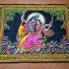Painel grande clássico de deidade hindu Radha e Krishna
