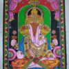 Painel grande clássico de deidade hindu Ganesha III