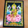 Painel grande clássico de deidade hindu Lakshmi 110cm
