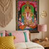 Painel grande clássico de deidade hindu Ganesha III