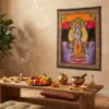 Painel grande clássico de deidade hindu – Vishnu