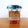 Riquexá tranporte típico asiático como objeto de decoração 12cm