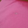 Sari indiano algodão com viscose liso rosa com barra de Jacquard dourado