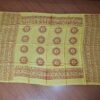 Chadar indiano (manto de oração) de OM e mantras amarelo