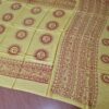 Chadar indiano (manto de oração) de OM e mantras amarelo