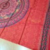 Canga indiana de viscose estampa de mandala vermelho e coloridos 2m