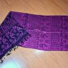 Echarpe indiana algodão com viscose estampa de OM e mantras rosa cereja