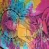 Panô indiano de algodão estampa de Buda tie dye 2,40m