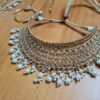 Conjunto completo de semi joia clássica indiana Gold
