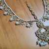Conjunto completo de semi joia clássica indiana Gold