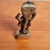 Estátua de Vishnu em metal brass com 10cm