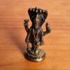 Estátua de Vishnu em metal brass com 10cm