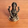 Lakshmi estatueta indiana de metal brass 7cm