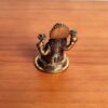 Lakshmi estatueta indiana de metal brass 7cm