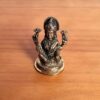Lakshmi estatueta indiana de metal brass 7cm