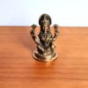 Lakshmi estatueta indiana de metal brass 7cm