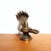 Shiva Lingam com cobra de 5 cabeças objeto de adoração ao Senhor Shiva