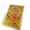Adesivo indiano dourado de Narasimha com Lakshmi