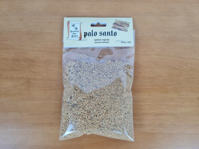 Incensos Naturais Palo Santo em pó (Madeira Sagrada) 25g
