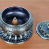 Incensário turíbulo de mesa design da riqueza com 8 símbolos auspiciosos