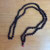 Japamala raro de Black Rudrakshas 108 contas com sementes de 6mm
