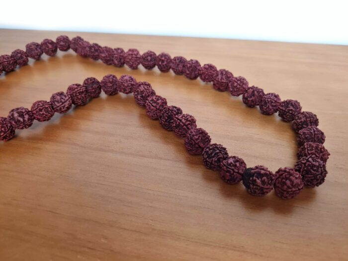 Japamala de 108 contas grandes de sementes de Rudraksha 17mm