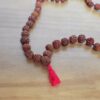 Japamala de 108 contas grandes de sementes de Rudraksha 12mm
