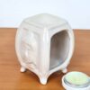 Rechaud Difusor a base de vela com Buda off-white