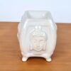 Rechaud Difusor a base de vela com Buda off-white