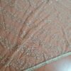 Dupatta bege dourado com bordados florais Pallavi Rajshri