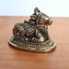 Estátua de Nandi touro sagrado (vahana) e fiel companheiro do Deus Shiva 8cm e 385g