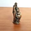 Estátua de Buda Chinês de metal brass 7cm