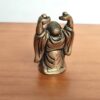 Estátua de Buda Chinês de metal brass 7cm