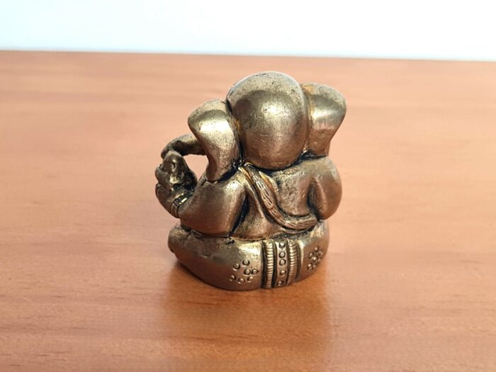 Estátua de Lord Ganesha em metal brass com 5cm