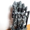 Estátua do Deus Krishna com Radharani em pedra granito esculpida