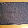 Dupatta azul marinho com fios bordados de lantejoulas