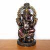 Estátua de Deus Ganesha em trono Surya Sun 26cm by Veronese Design